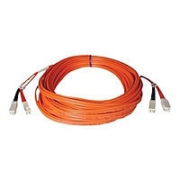 Eaton Tripp Lite Series Duplex Multimode 50/125 Fiber Patch Cable (SC/SC), 5M (16 ft.) - patch cable - 5 m - orange