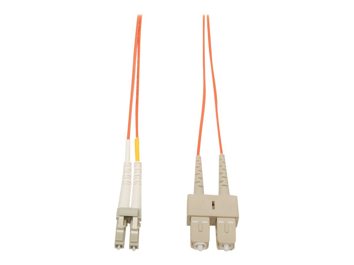 Tripp Lite 1M Duplex Multimode Fiber 50/125 Patch Cable LC/SC 3ft