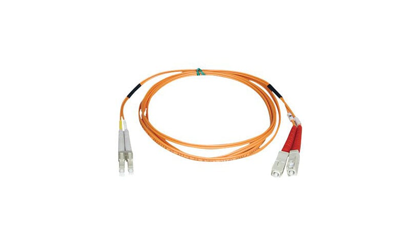 Tripp Lite 15M Duplex Multimode 50/125 Fiber Optic Patch Cable LC/SC 50' 50ft 15 Meter - patch cable - 15 m - orange