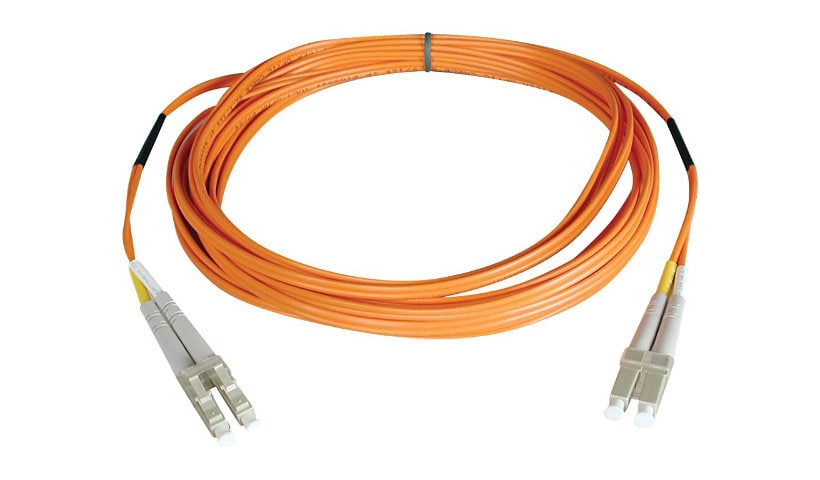 Eaton Tripp Lite Series Duplex Multimode 50/125 Fiber Patch Cable (LC/LC), 1M (3 ft.) - patch cable - 1 m - orange