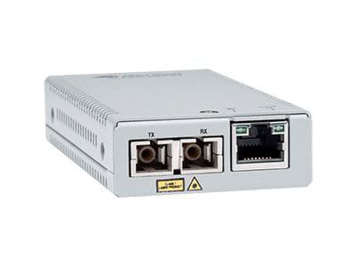 Allied Telesis AT MMC2000LX/SC - fiber media converter - GigE - TAA Complia
