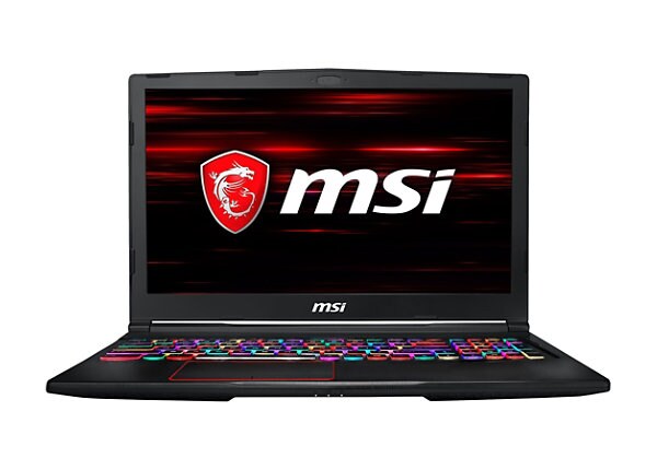 MSI GE63 8RE 200CA Raider RGB - 15.6" - Core i7 8750H - 16 GB RAM - 256 GB SSD + 1 TB HDD