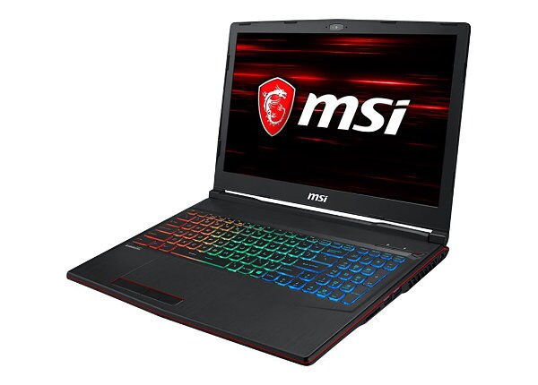 MSI GP63 8RE 201CA Leopard - 15.6" - Core i7 8750H - 16 GB RAM - 256 GB SSD + 1 TB HDD