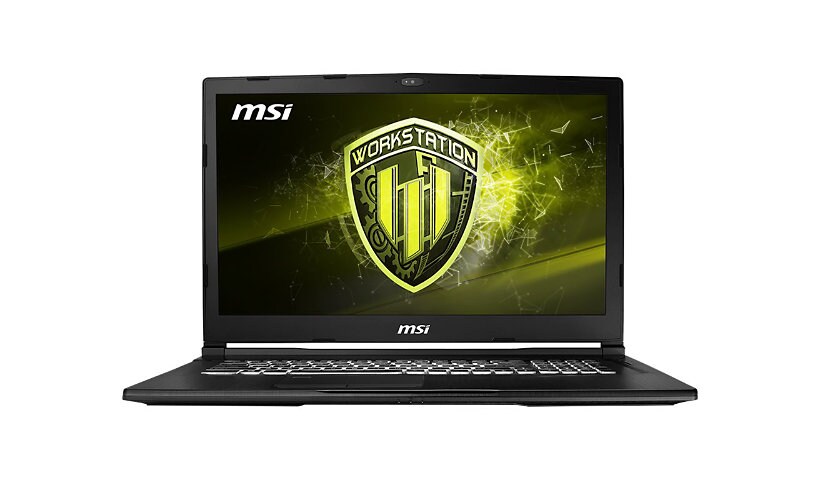 MSI WE63 8SI 294CA - 15.6" - Core i7 8750H - 8 Go RAM - 1 To HDD