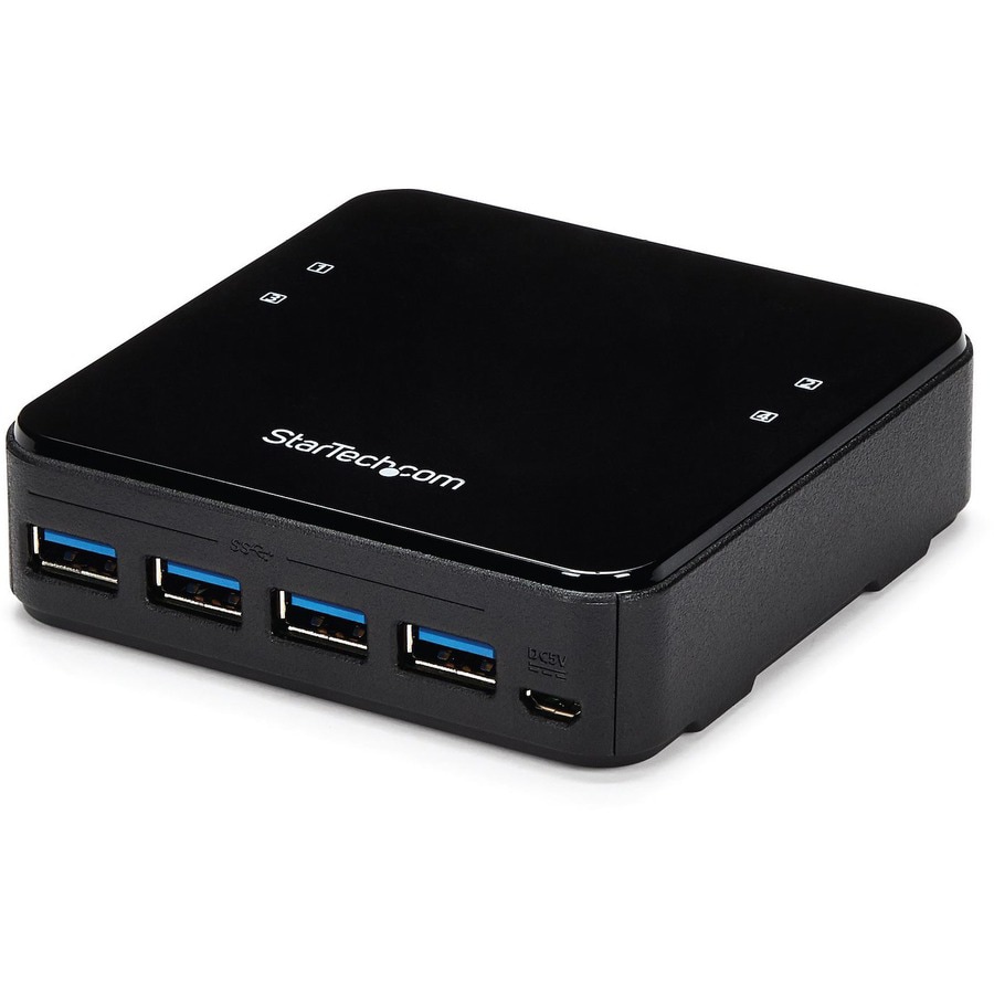 Commutateur de partage périphérique USB 3.0 4X4 de StarTech.com - Pour Mac/Windows/Linux