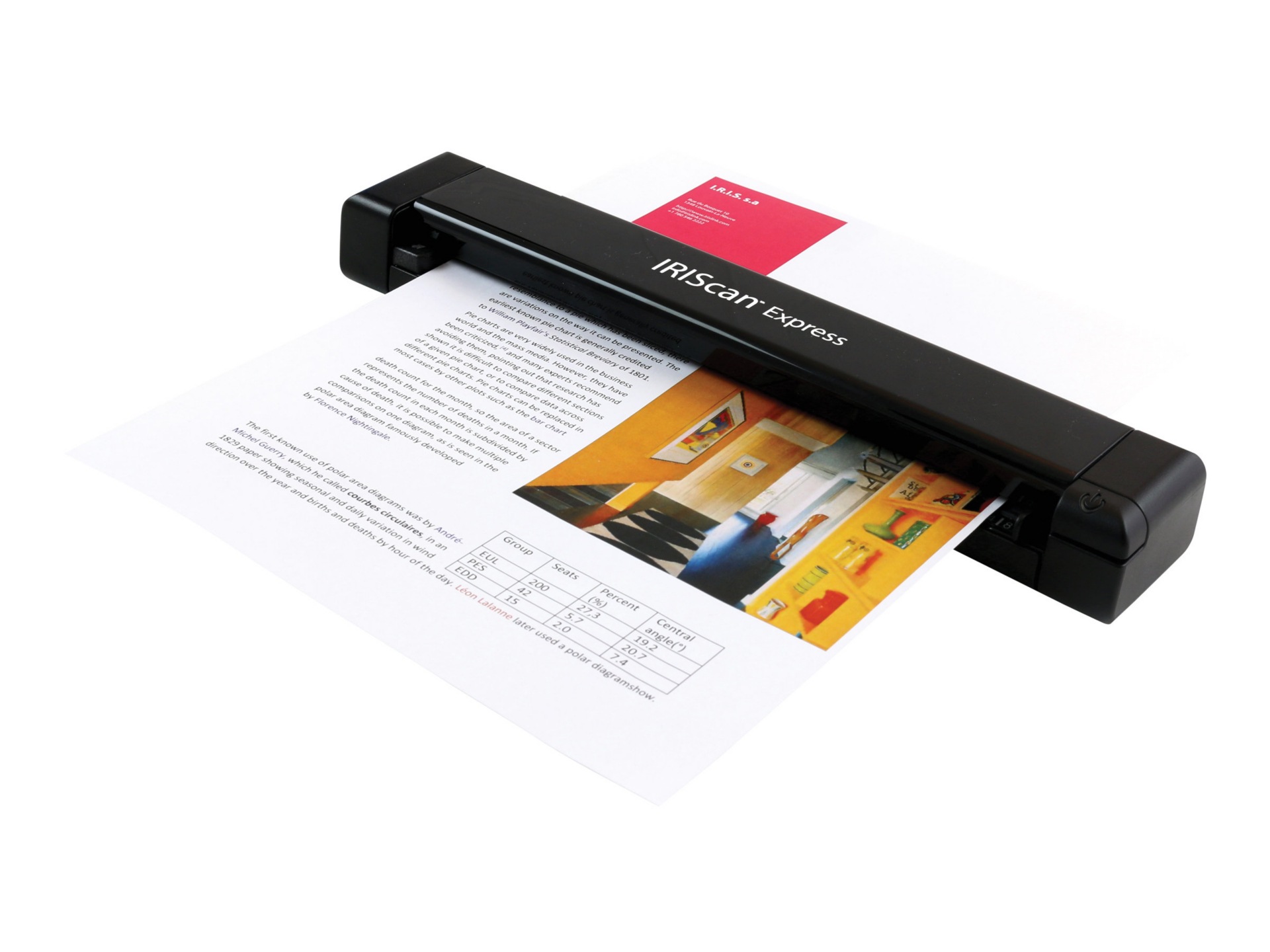 IRIS IRIScan Express 4 - sheetfed scanner - portable - USB