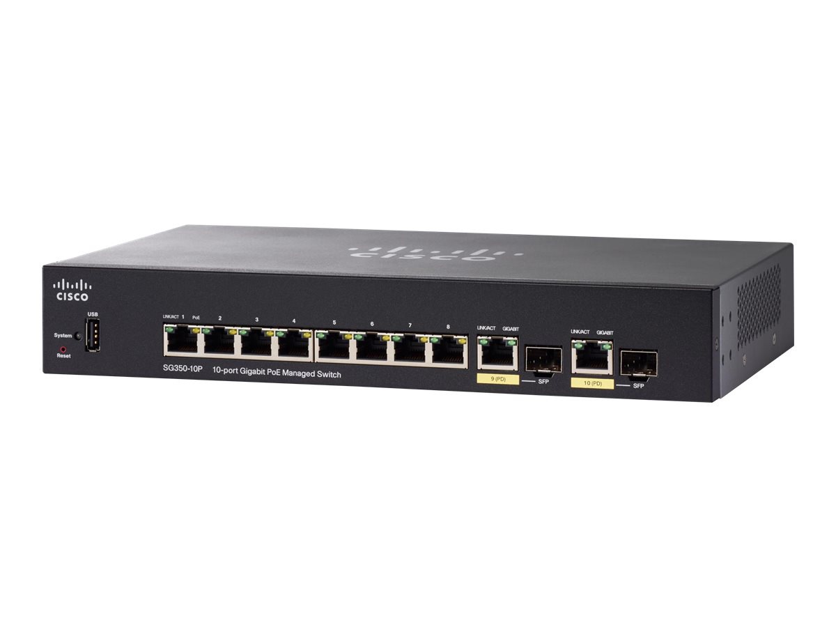 CISCO DIRECT SG350-10P-K9-NA