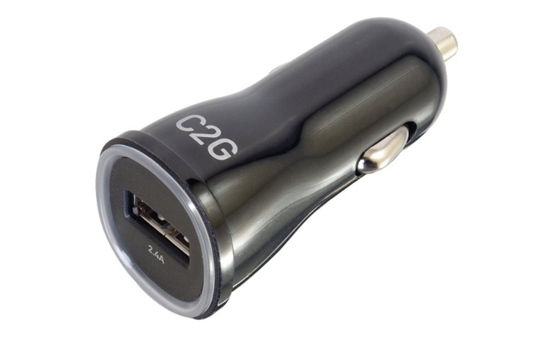 C2G USB Car Charger - DC to USB A Power Adapter