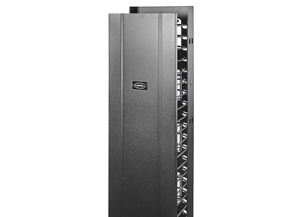 Hubbell M Series rack cable management panel (vertical) - 48U