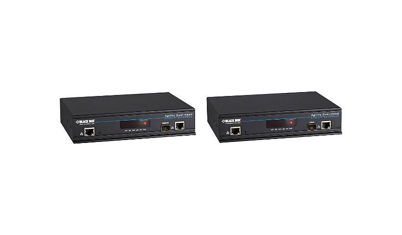 Black Box ServSwitch Agility IP-Based KVM Extender - DVI, USB, Dual-Head Ki