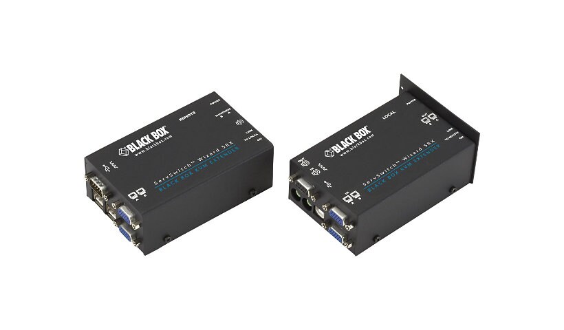 Black Box ServSwitch Wizard USB SRX Dual-Video - KVM / audio / serial / USB