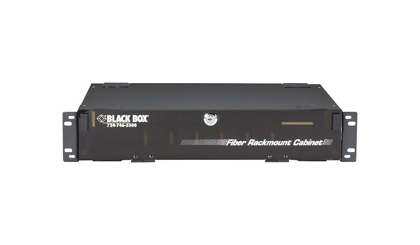 Black Box Rackmount Fiber Cabinet - rack shelf - 2U - 19"/23"