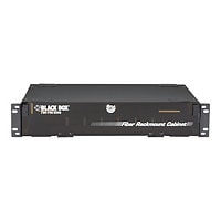 Black Box Rackmount Fiber Cabinet - rack shelf - 2U - 19"/23"