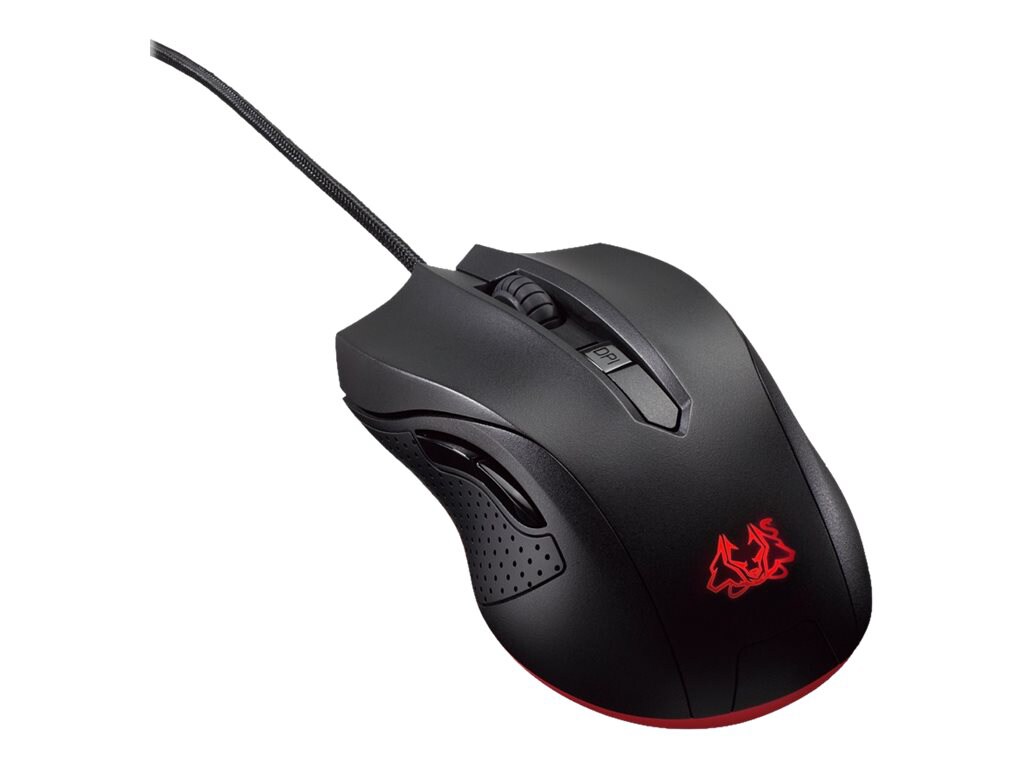 ASUS Cerberus Wired USB Optical Gaming Mouse - Black