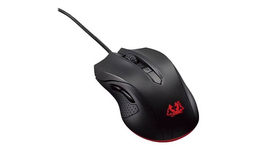 ASUS Cerberus Wired USB Optical Gaming Mouse - Black
