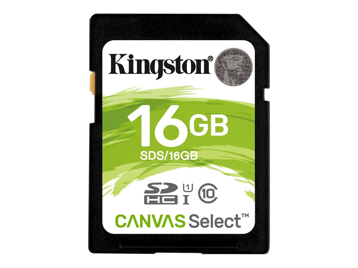 Kingston - carte mémoire flash - 16 Go - SDHC UHS-I