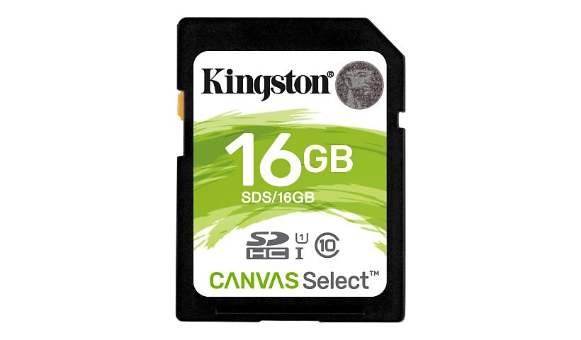Kingston - flash memory card - 16 GB - SDHC UHS-I