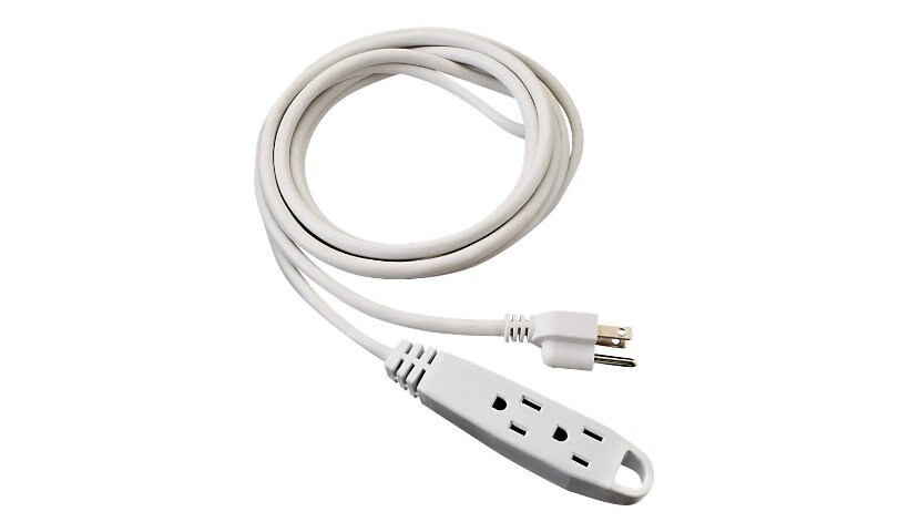 V7 PWC0312-WHT - power extension cable - 3.65 m