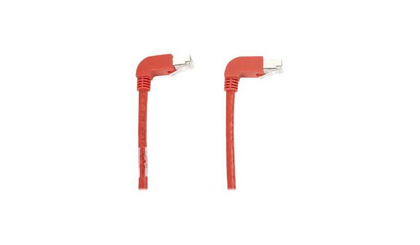 Black Box SpaceGAIN Down to Down - patch cable - 6 ft - red