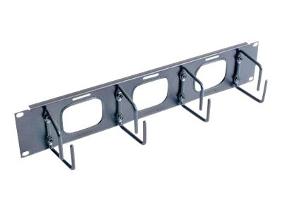 Thumbnail 3 of 8 for Horizontal Cable Organizer 2U w/pass through holes