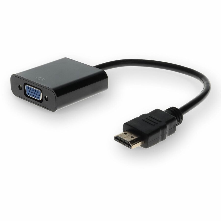 AddOn HP H4F02UT#ABA Compatible HDMI 1.3 Male to VGA Female Black Active Ad
