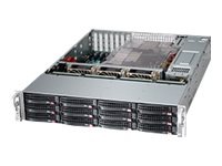 Supermicro SC826 BE1C4-R1K23LPB - rack-mountable - 2U - enhanced extended ATX
