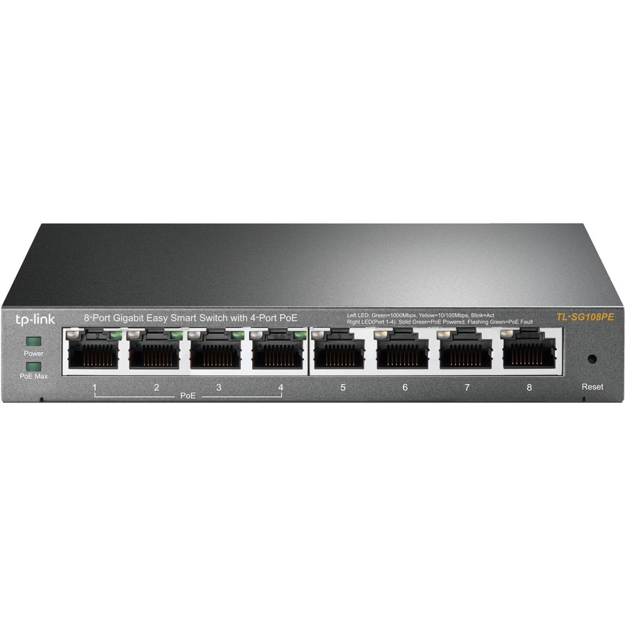 8 Port Gigabit PoE Switch 10/100/1000Mbps