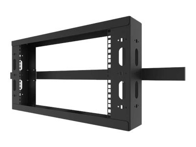 Legrand 2RU Q-Series Overhead Cable Pathway Rack - Black (TAA Compliant) overhead cable pathway rack - 2U