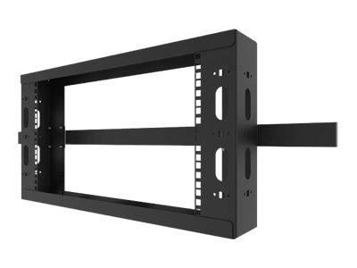 Legrand 4RU Q-Series Overhead Cable Pathway Rack - Black (TAA Compliant) ov