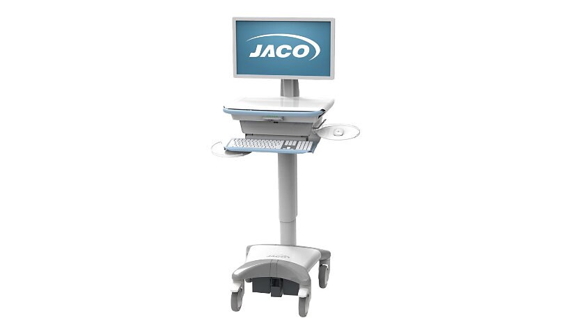 Jaco Ultralite 520 - cart - for LCD display / keyboard / mouse - blue accent