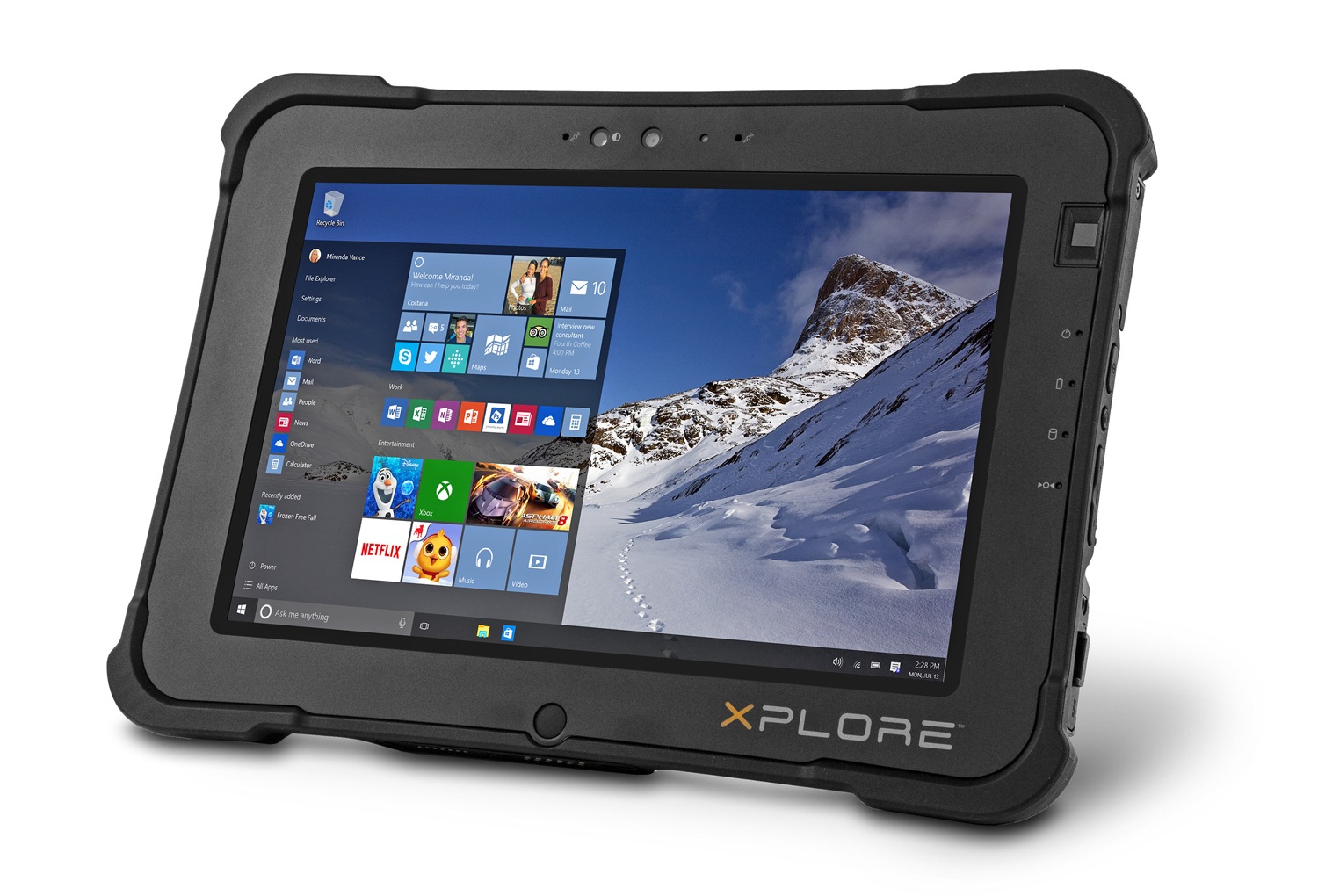Zebra Xplore XSlate L10 - 10.1" - Pentium N4200 - 8 GB RAM - 128 GB SSD