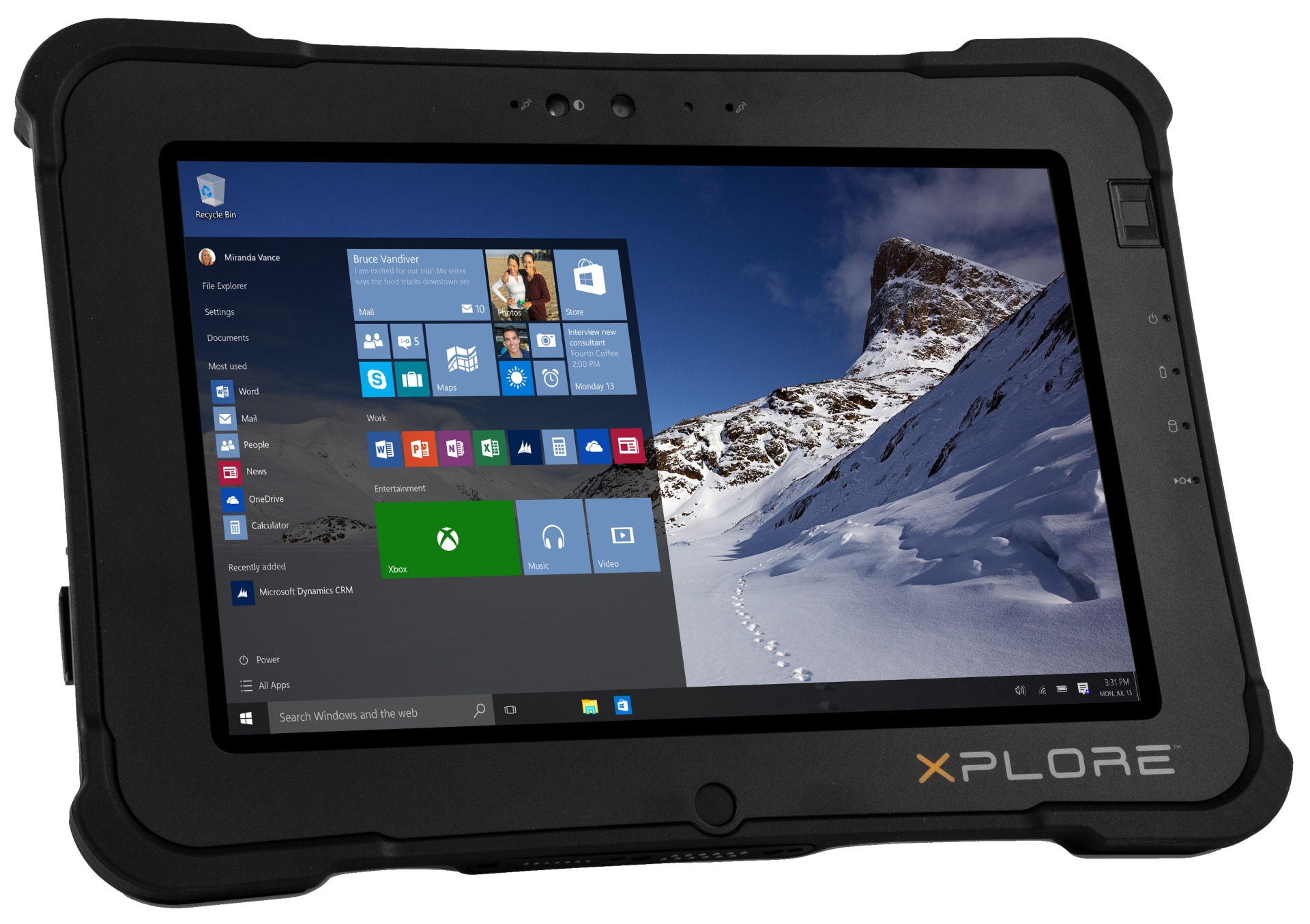 Zebra Xplore XSlate L10 - 10.1" - Pentium N4200 - 8 GB RAM - 128 GB SSD