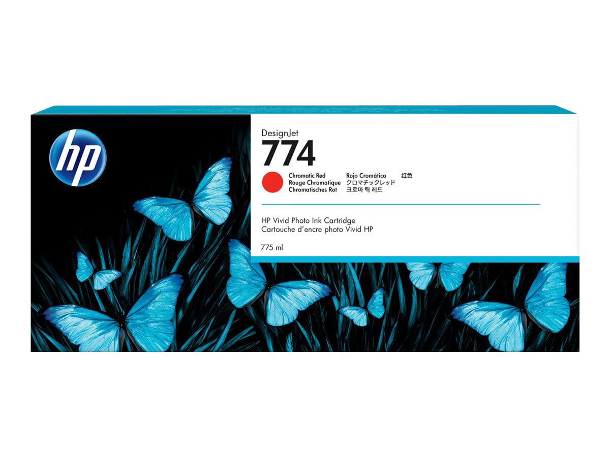 HP 774 Original Inkjet Ink Cartridge - Chromatic Red Pack