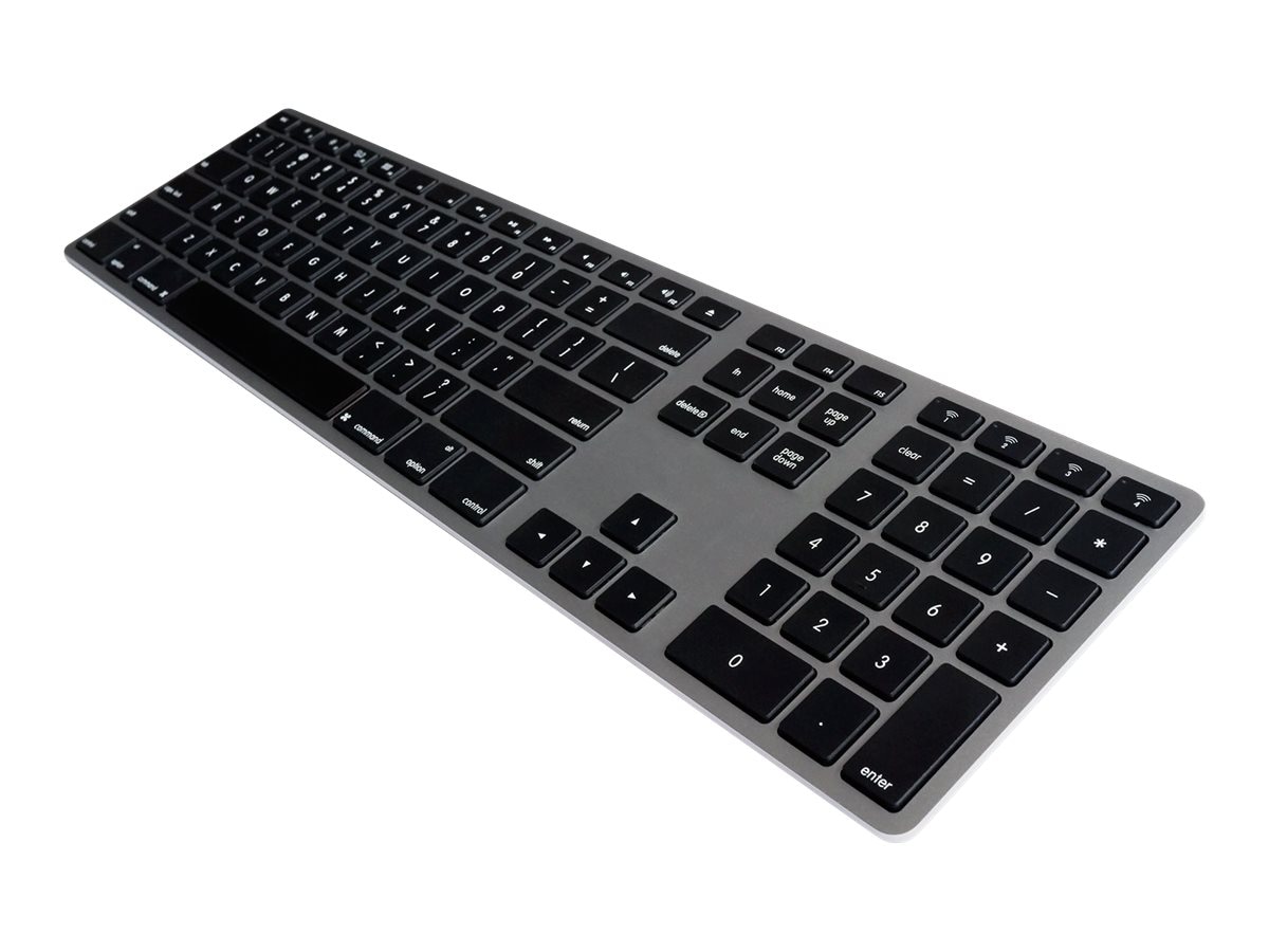 Matias Wireless Aluminum Keyboard - clavier - US - gris sidéral