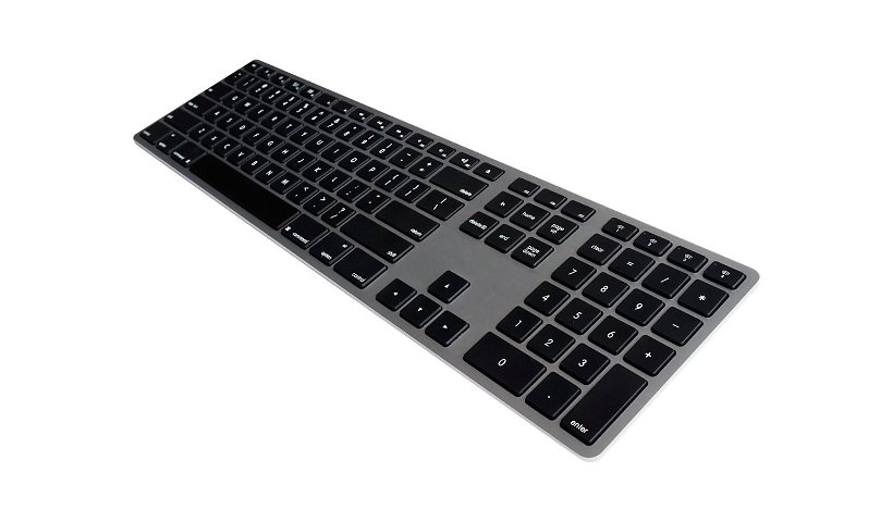 Matias Wireless Aluminum Keyboard - clavier - US - gris sidéral
