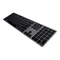 Matias Wireless Aluminum Keyboard - clavier - US - gris sidéral