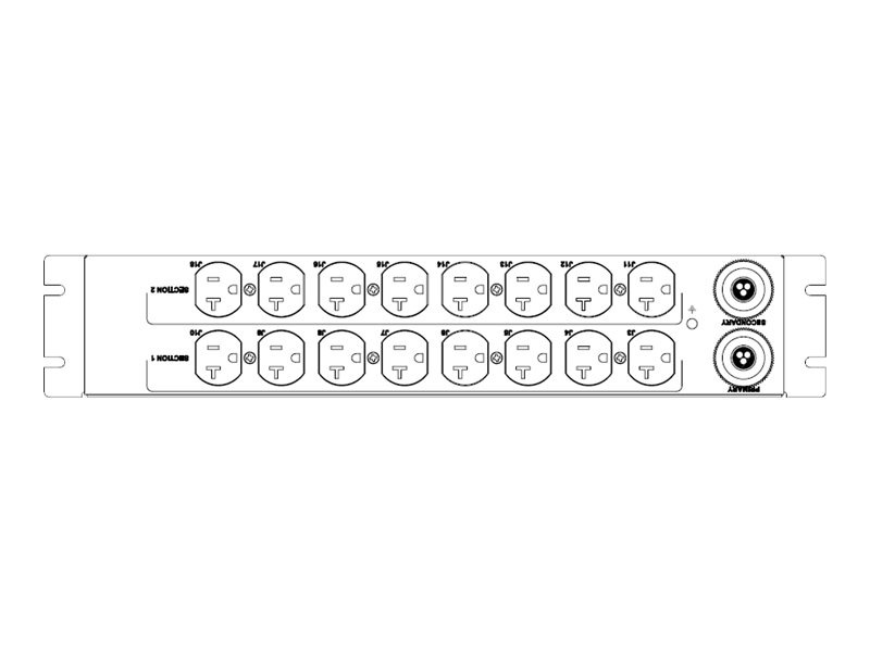 Eaton ePDU Automatic Transfer Switch - power distribution unit - 2.88 kW
