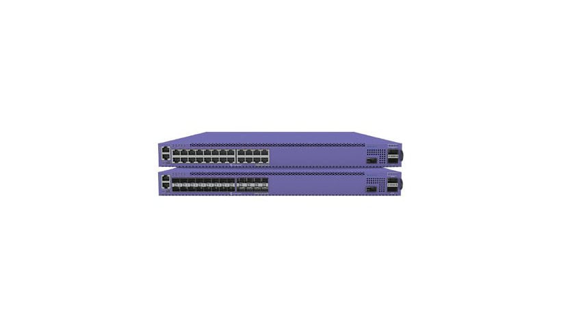 Extreme Networks ExtremeSwitching X590 X590-24x-1q-2c - Base - switch - 24 ports - managed - rack-mountable