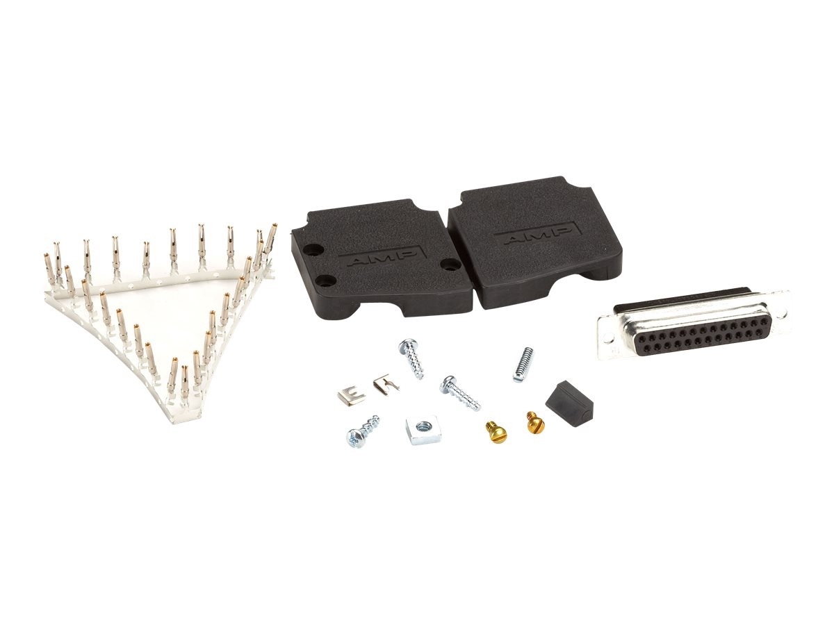 Black Box RS-232 Connector Kit - serial connector - DB-25