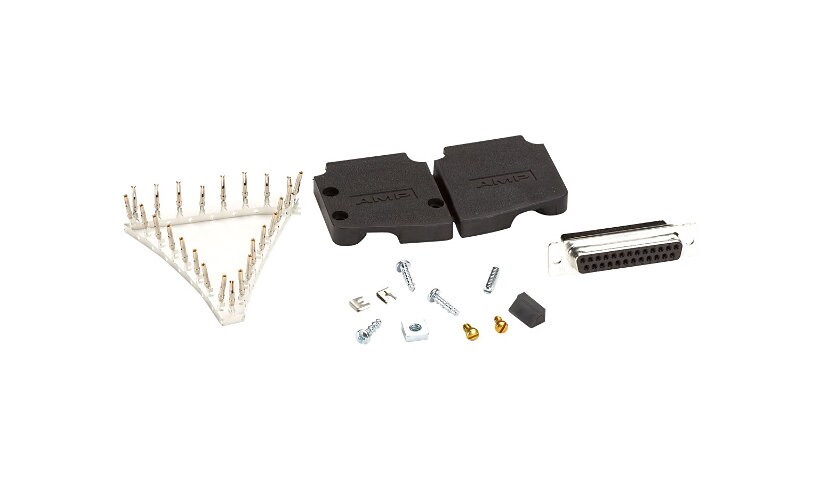 Black Box RS-232 Connector Kit - serial connector - DB-25