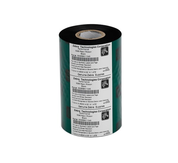 Zebra 5095 High Performance 3.31"x984' Resin Thermal Transfer Ribbon