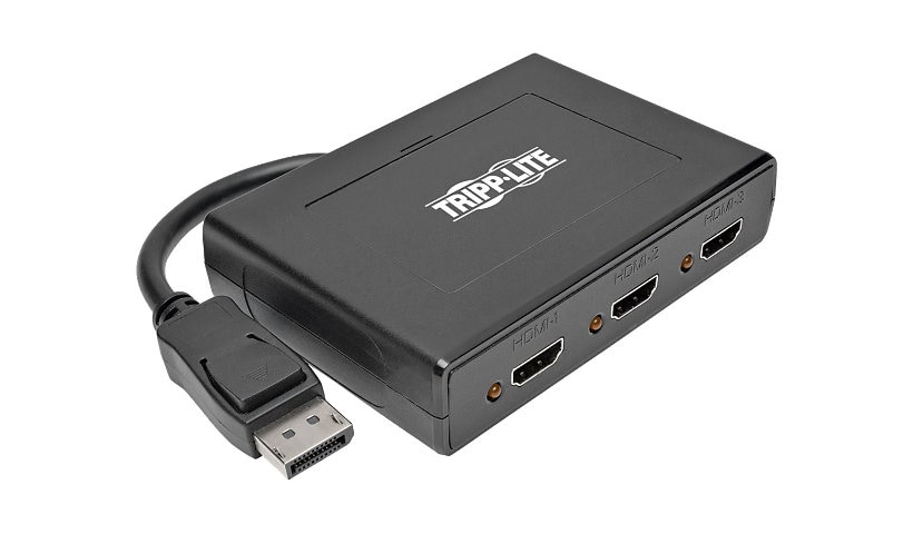Tripp Lite 3-Port DisplayPort to HDMI Multi Stream Transport Hub MST 4K x 2K @ 24/30Hz - video/audio splitter - 3 ports