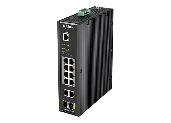 D-LINK 12-PORT POE MANAGED INDL SWT