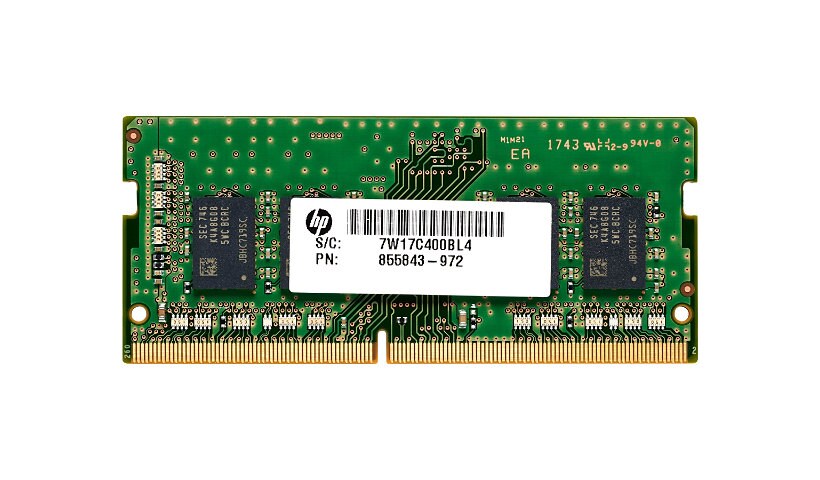 HP - DDR4 - module - 8 GB - SO-DIMM 260-pin - unbuffered