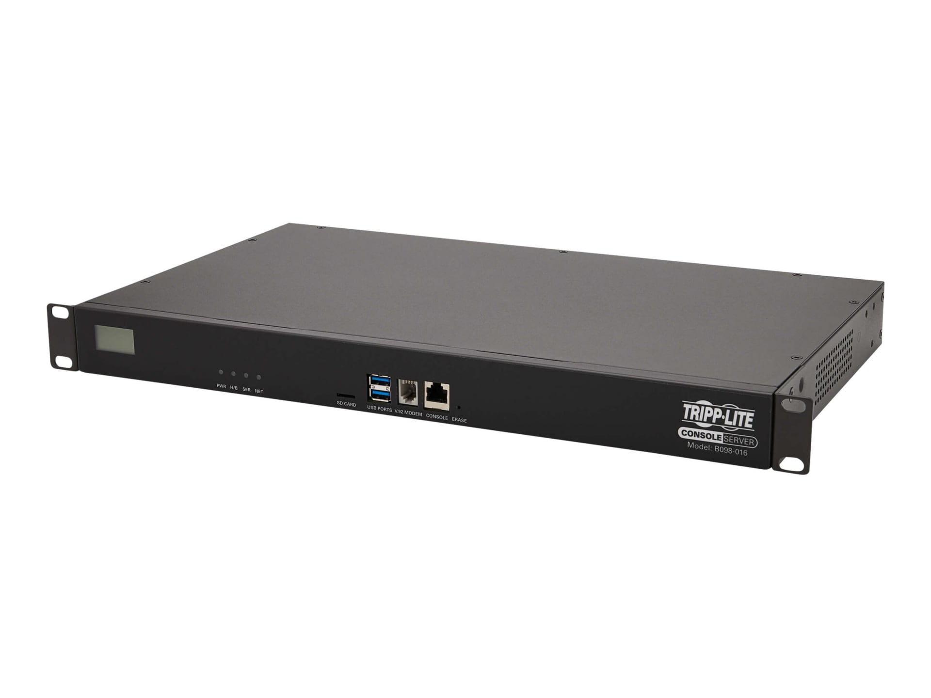 Tripp Lite 16-Port Serial Console Server, USB Ports (2) - Dual GbE NIC, 16 Gb Flash, Wi-Fi, Desktop/1U Rack, TAA -