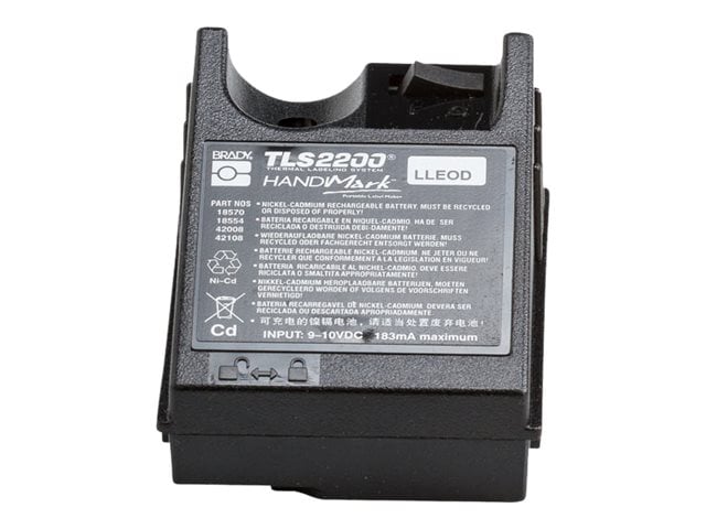 Brady TLS 2200 battery