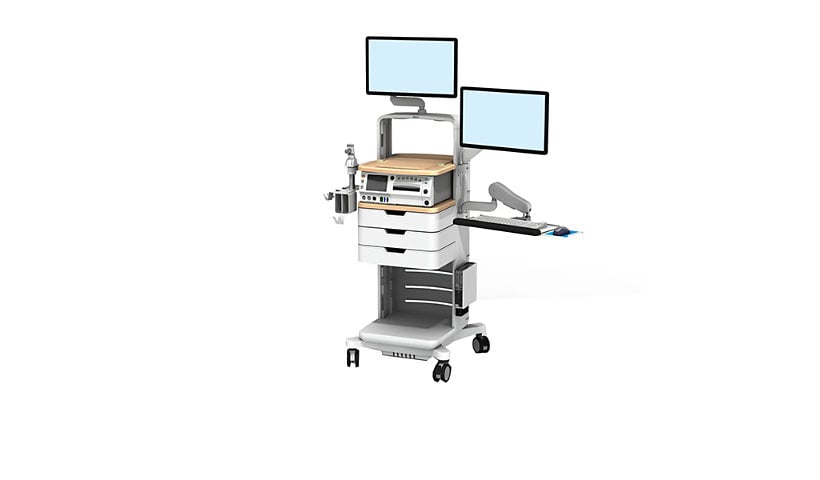 GCX MC Series Fetal Monitor Cart Core Kit with VHM-25 Interface and Lights