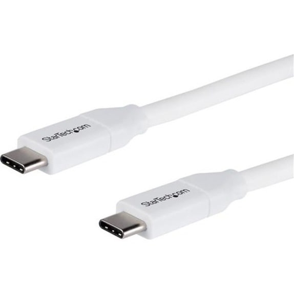 StarTech.com 2m 6ft USB C to USB C Cable - 5A PD - USB 2.0 USB-IF Certified