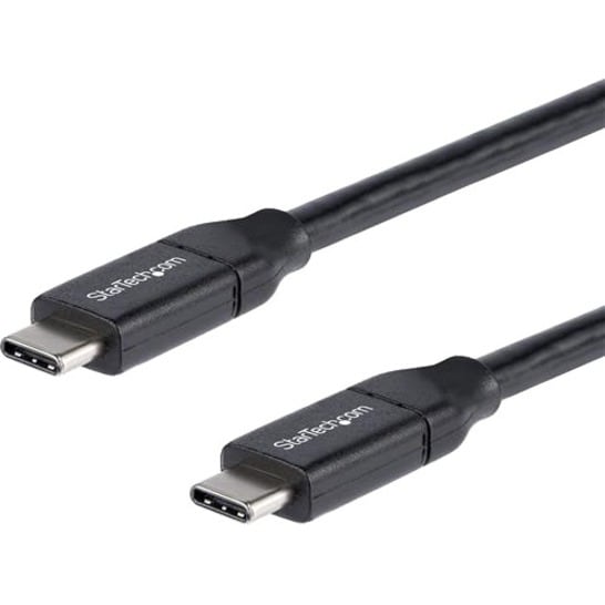StarTech.com 0.5m USB C to USB C Cable - 5A PD - USB 2.0 USB-IF Certified