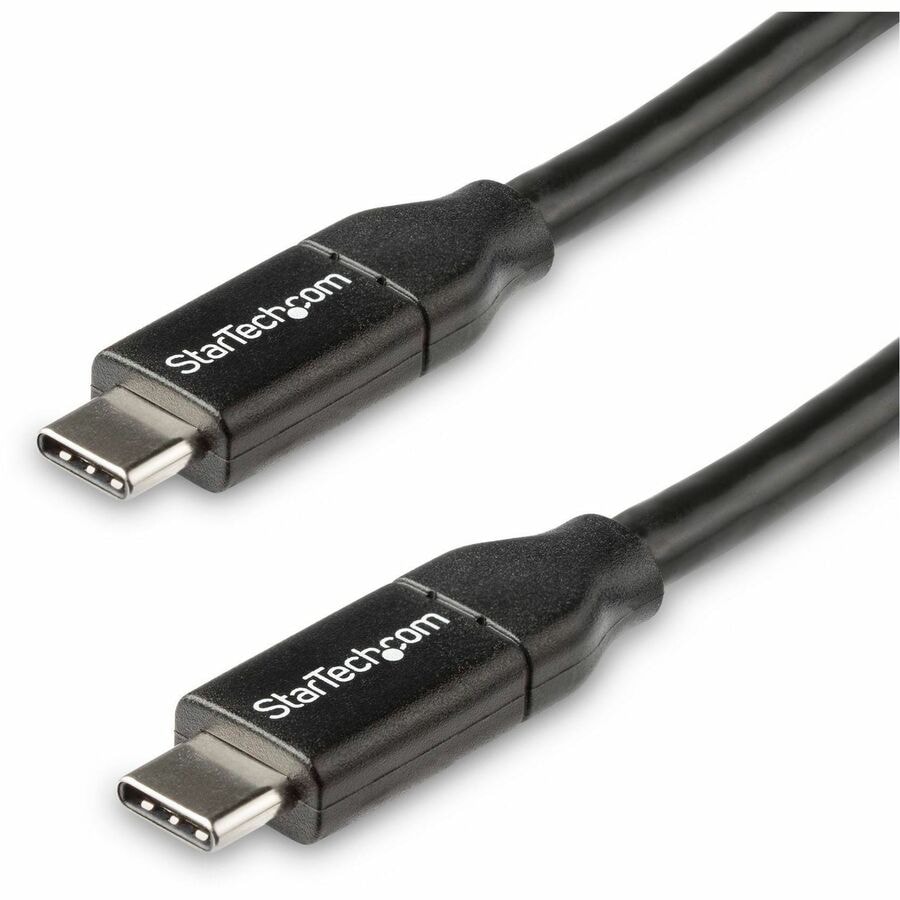 StarTech.com 0.5m USB C to USB C Cable - 5A PD - USB 2.0 USB-IF Certified